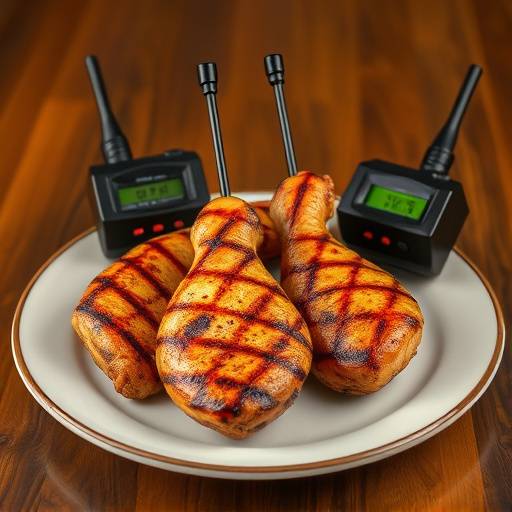 A plate of Walkie Talkies &ndash; grilled or fried chicken feet and heads.