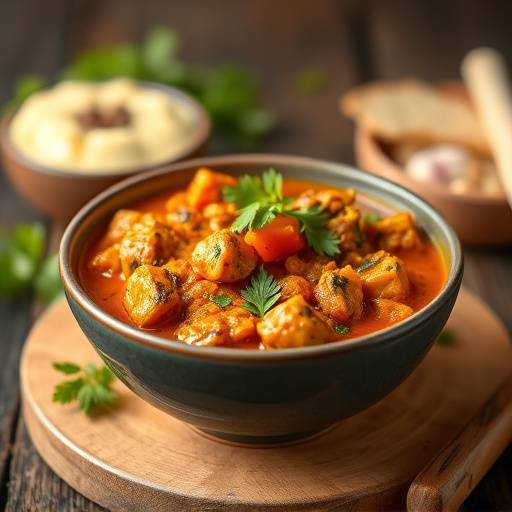 Image showcasing mince curry served in a bowl